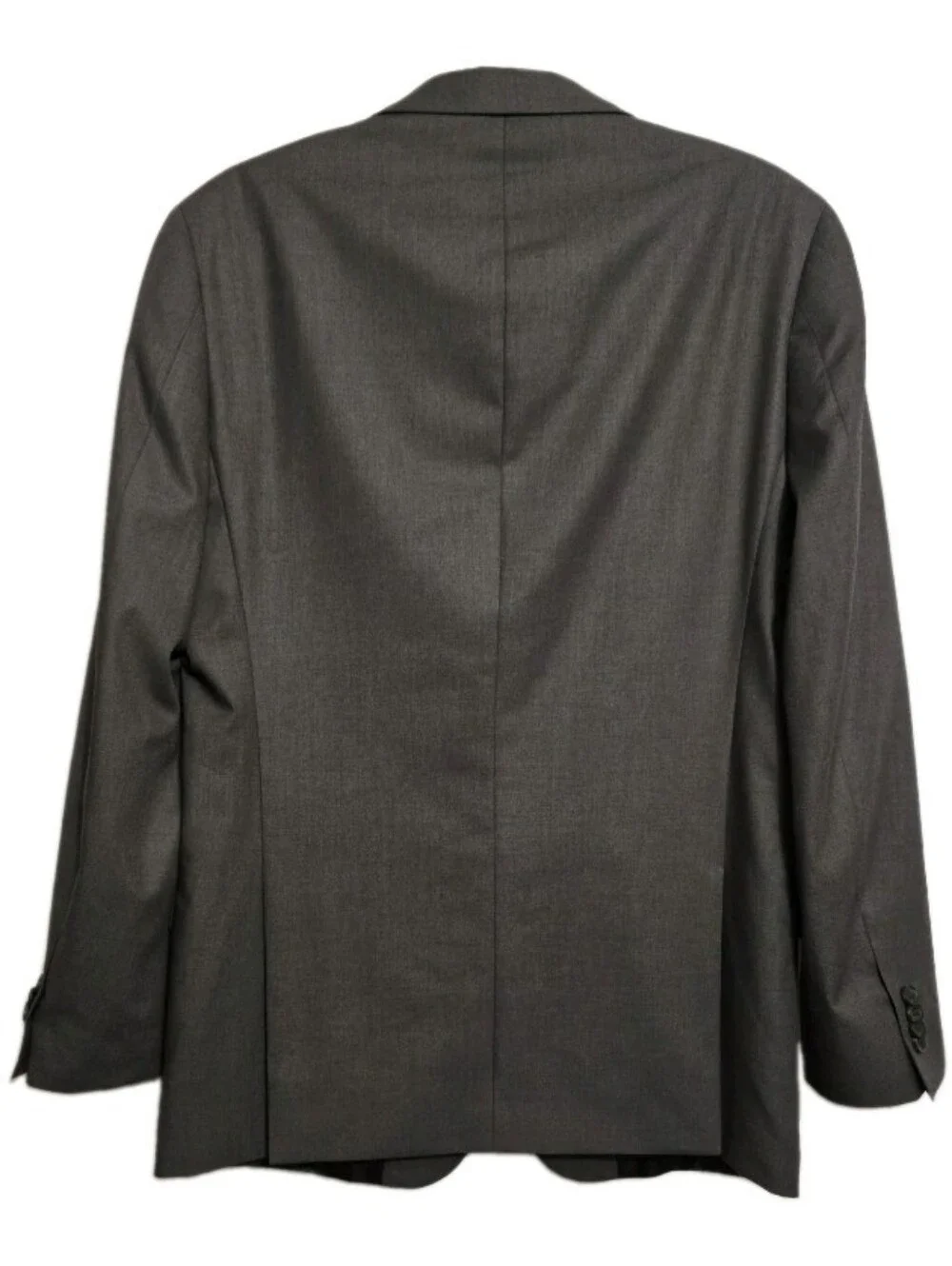 Kenneth Cole Men's Dark Charcoal Two-Button Suit Jacket